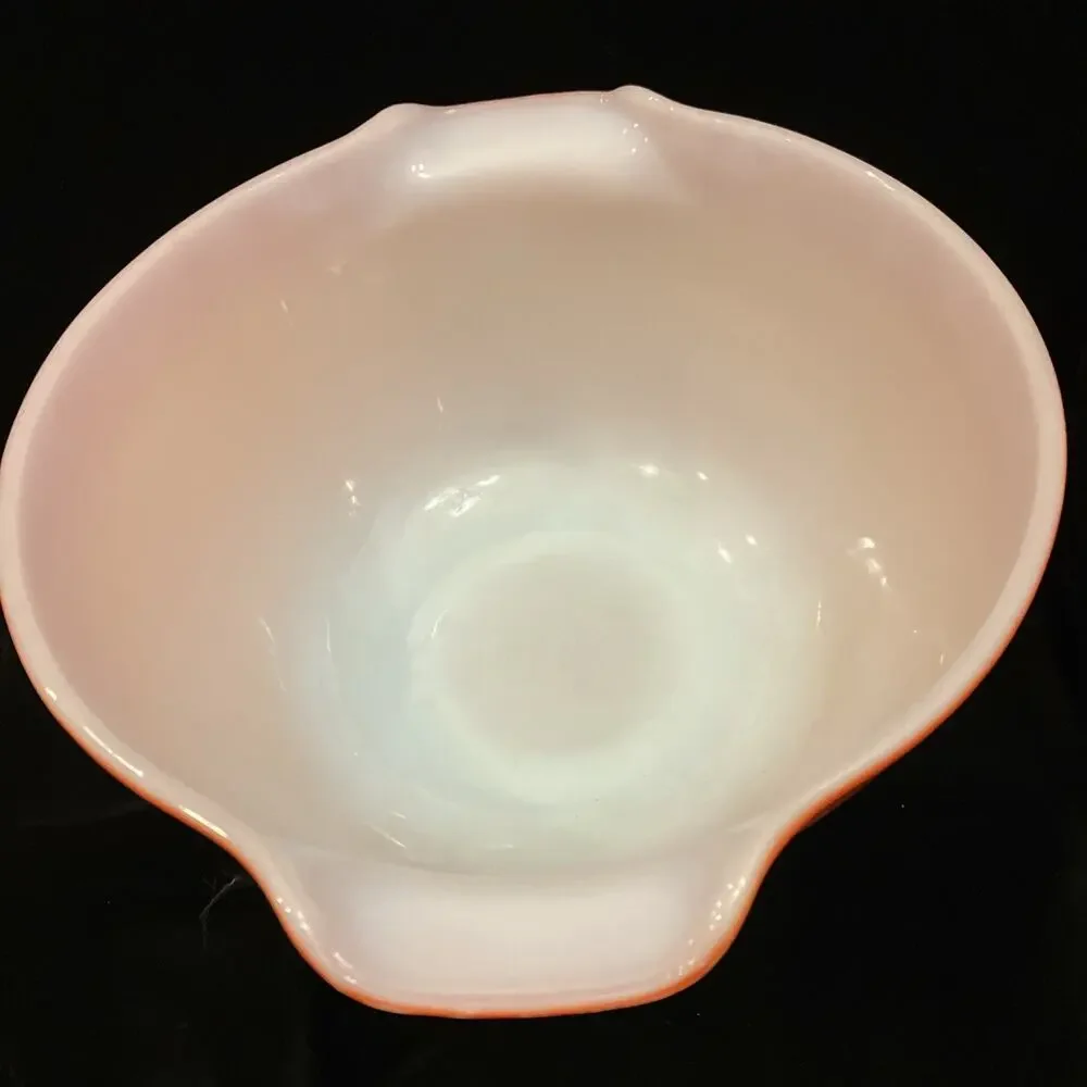 VTG Anchor Hocking Fire King Orange Ombre Cinderella Mixing Bowl Pour 2 Qt